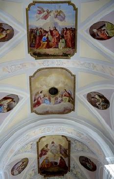 Chiesa di San Pietro  - affreschi nella volta