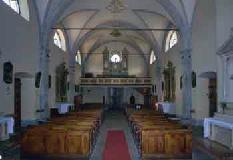 Chiesa di Santa Lucia - interno; prima del restauro
